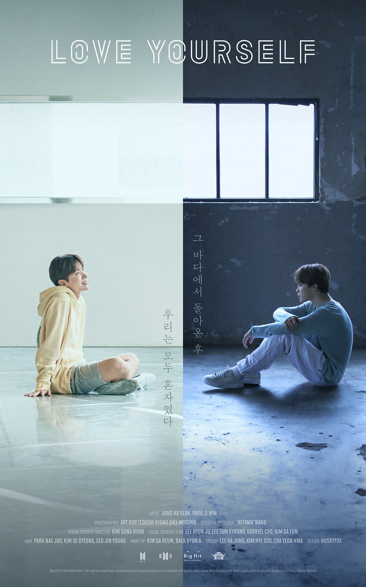 #BTS #방탄소년단 #LOVE_YOURSELF Poster #JHOPE #JIMIN