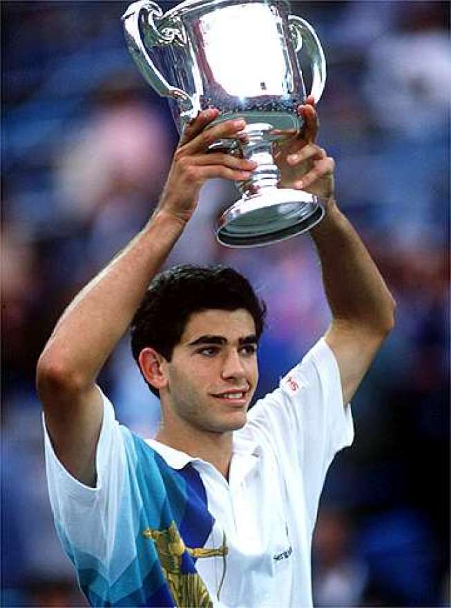 Happy 46th birthday today to Pete Sampras, who was the youngest man to win the at the age of 19 in 1990 