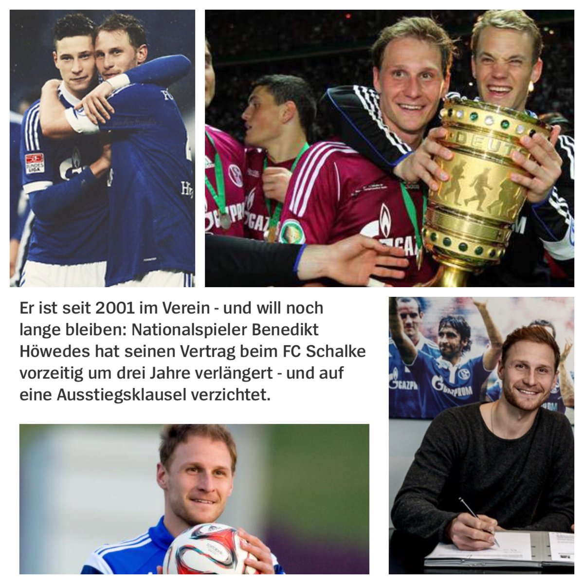 marieschubo's tweet photo. "Einmal Schalker, immer Schalker" gilt leider fast nur noch für #s04 Fans.
@BeneHoewedes - du bleibst auch ohne Binde legendär. #Höwedes 👏🏻💔 https://t.co/YUHfioeg0N
