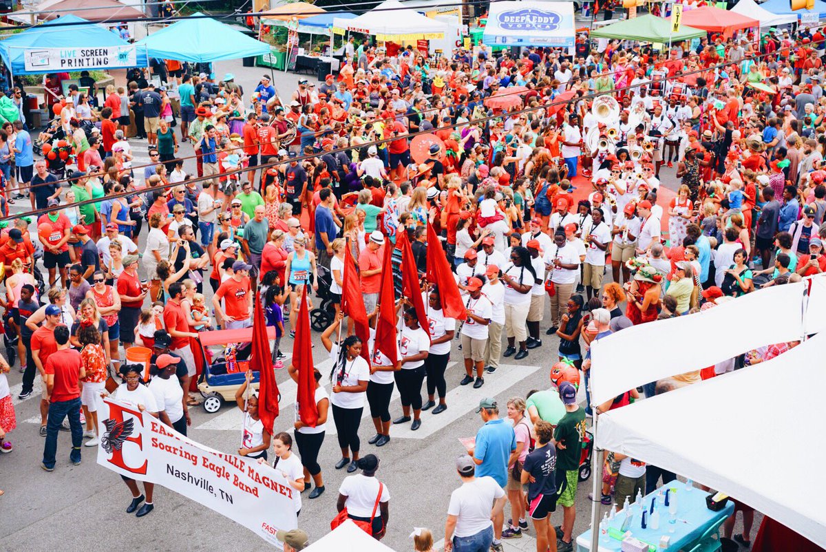 Good Morning!
🚩Parade 9am Russell &amp; 12th
🛍Vendors 9-6
🎸Music til 9
🚘Parking = the neighborhood
🚕Rideshare to Forrest &amp; 11th
🐶Pets 👍🏻
🍅ENJOY!