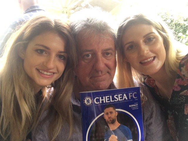 simonvdBorgh's tweet photo. About to enjoy my surprise birthday present with my beautiful daughters. Come on you Blues! https://t.co/RYmdgqvKmS