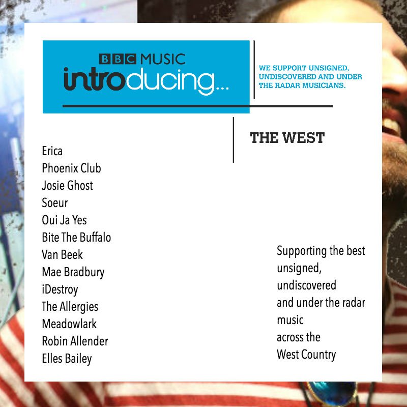 SamBonham's tweet photo. Music 2nite on @bbcintroducing frm @josieghost @soeursoeursoeur @oui_ja_yes @bitethebuffalo @theallergies @meadowlarkhq @robinallender +more https://t.co/kFs9TuAHzH