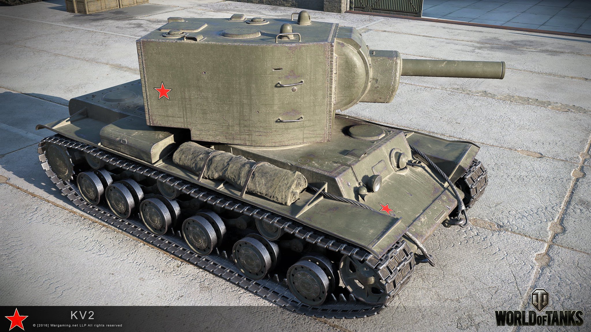 Wotから語る戦車紹介bot Kv 2 露tier6重戦車 152mm砲がすごく 太いです 圧倒的火力を誇る砲を搭載出来るが短小であるため精度は劣悪な模様 同じ15榴のo Iに比べると装甲面で劣る
