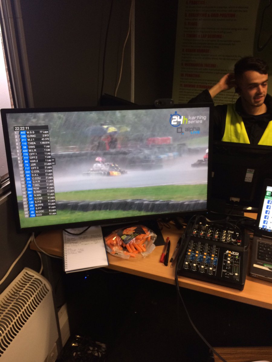 AndrewRMather's tweet photo. Oh my! This rain! #british24hr #karting Head over to 24 Hour Karting Series Facebook page for a crazy race on the stream. https://t.co/qKDo0jpBHU