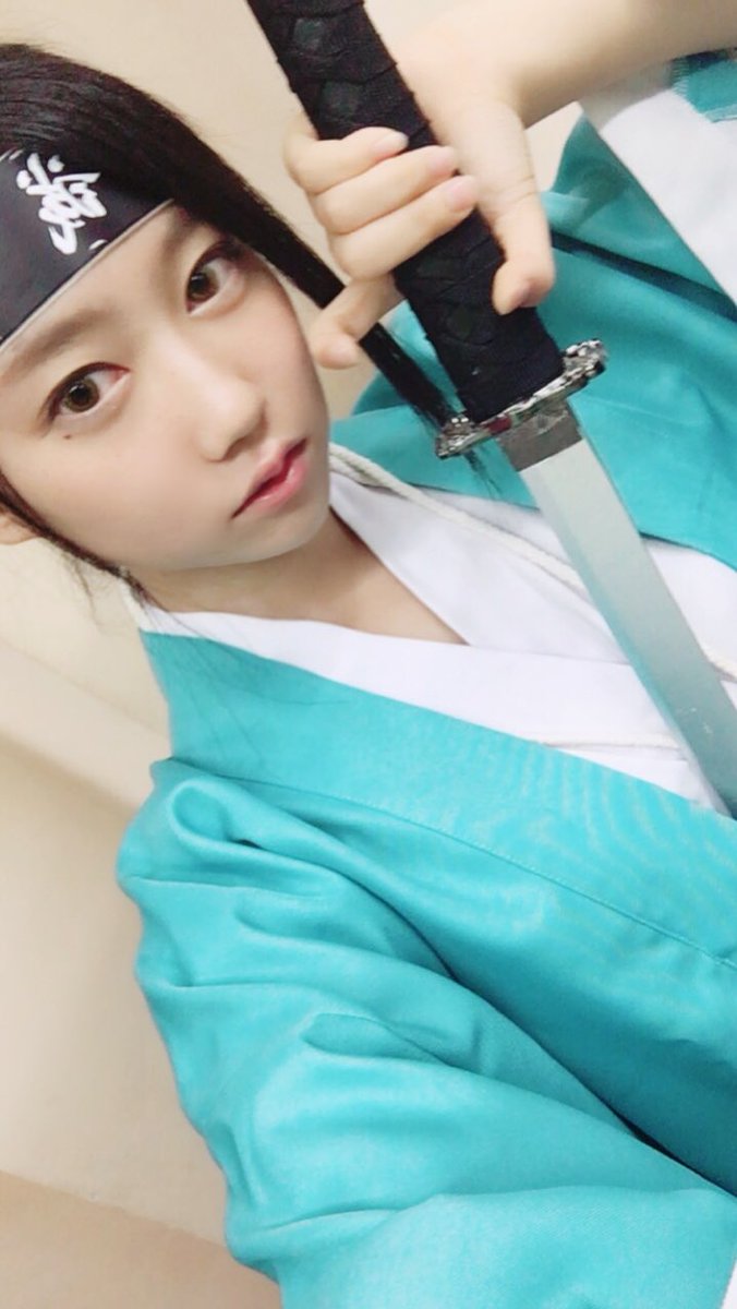 嶋村杏樹 ヤンチャン学園最後の撮影会ありがとうございました 新選組です 刀と額当てはファンの方にいただきました ありがとう 心底男に生まれたかったって思う 新選組 すこしでもいいなと思ったらrt らぶりつください T Co