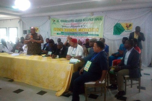 The national convention organised by APGA national chairman, Martin Agbaso at Owerri on behalf of the party has been declared a 