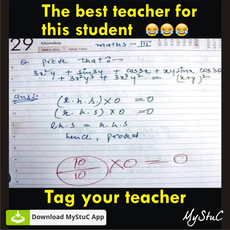My_StuC's tweet photo. Best Teacher 😛😜😜😃 https://t.co/oqA36hByRx
