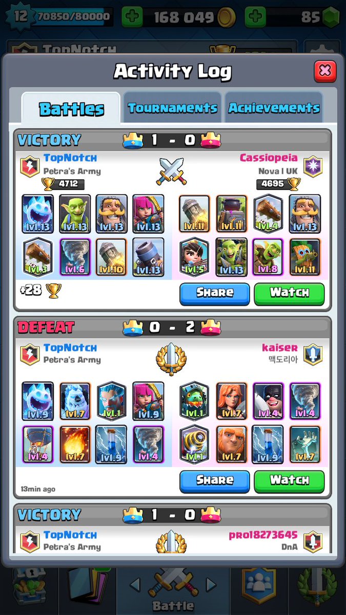 T0pNotchCR's tweet photo. Playing against log bait when your log can't kill their princess or dart gob sucks https://t.co/Icfstn7vlv