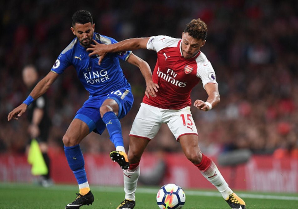 AlexOxChamb's tweet photo. During #AFCvLCFC At The Emirates Stadium Yesterday! ⚽️ https://t.co/alwxAtIFYx