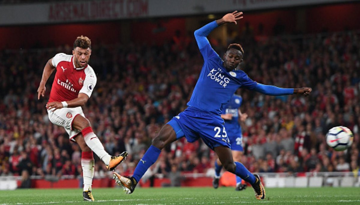 AlexOxChamb's tweet photo. During #AFCvLCFC At The Emirates Stadium Yesterday! ⚽️ https://t.co/alwxAtIFYx