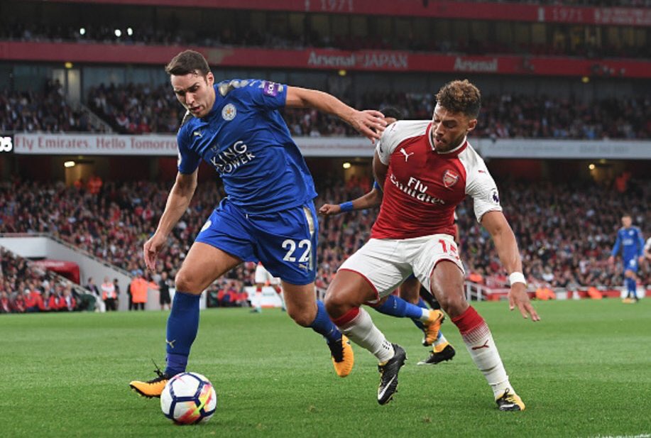 AlexOxChamb's tweet photo. During #AFCvLCFC At The Emirates Stadium Yesterday! ⚽️ https://t.co/p48rEl0MaB