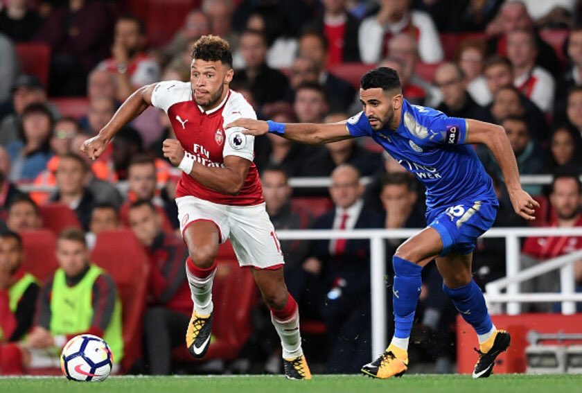 AlexOxChamb's tweet photo. During #AFCvLCFC At The Emirates Stadium Yesterday! ⚽️ https://t.co/p48rEl0MaB