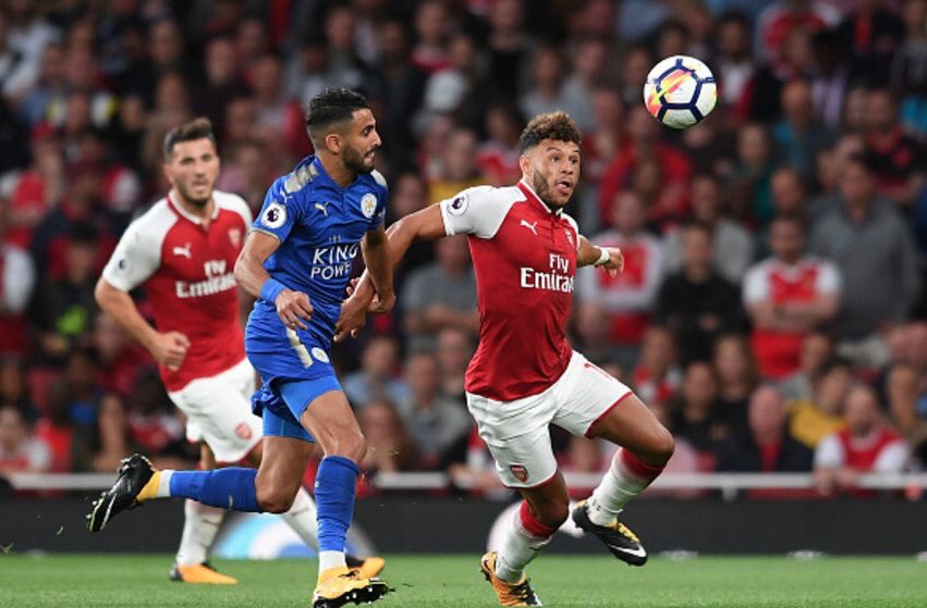 AlexOxChamb's tweet photo. During #AFCvLCFC At The Emirates Stadium Yesterday! ⚽️ https://t.co/p48rEl0MaB