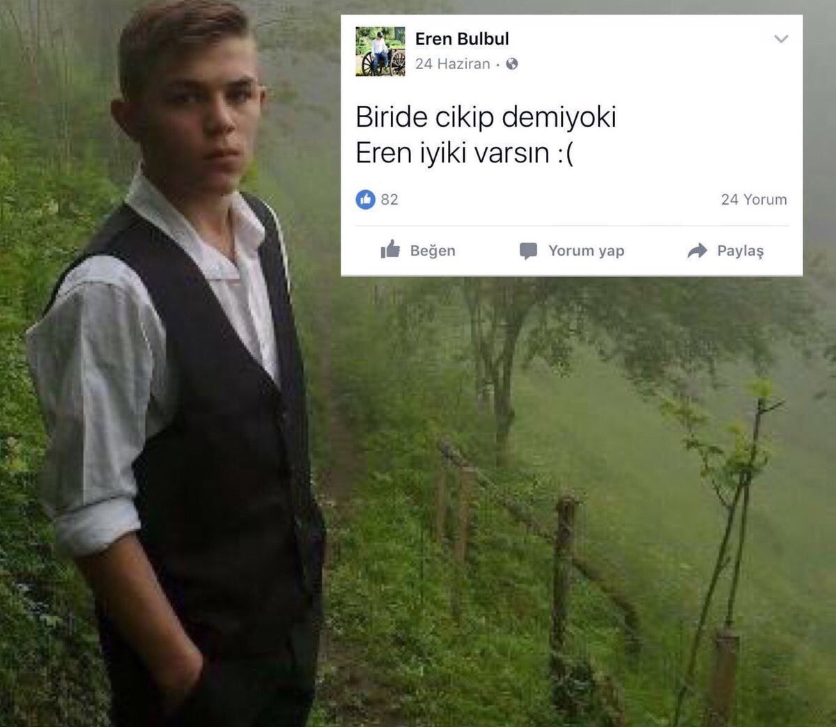 #iyikivarsınEren

Biri var 17 yasında polise küfür edip öldürelim der 

Biri var terörist oçları ihbar edecem diye şehit düşer