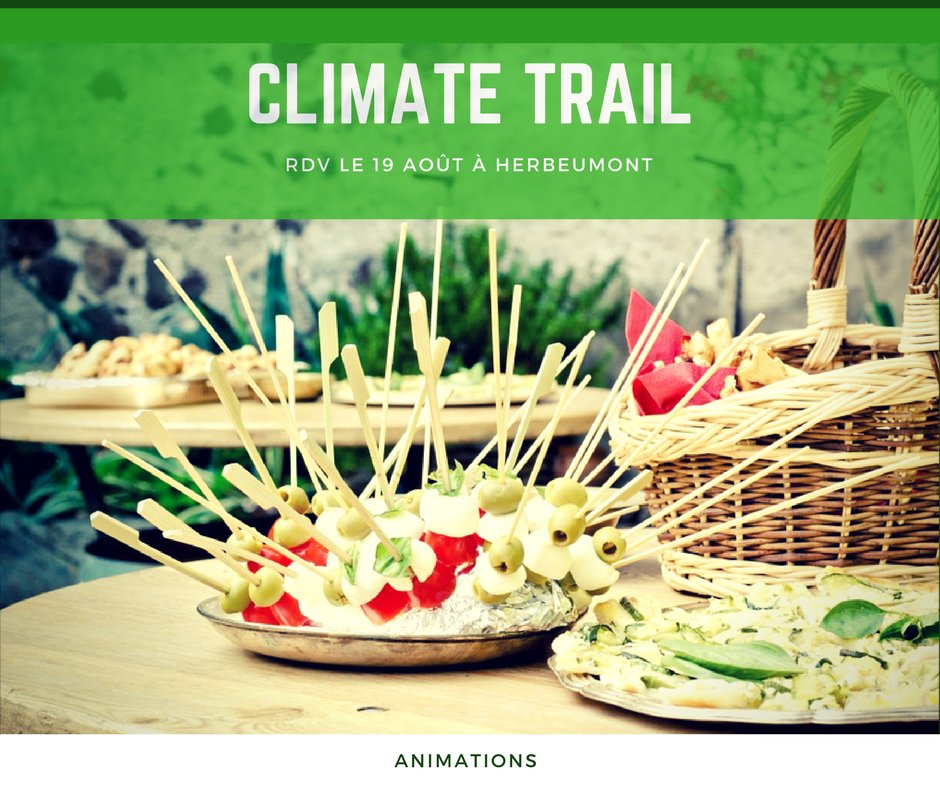 ClimateTrail's tweet image. Des produits bio et locaux, un menu diversifié (avec des plats végétariens). Vous en aurez pour vos papilles ! #ClimateTrail #trail #running