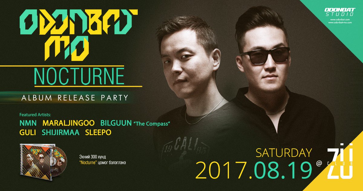 Odonbat's tweet photo. #NOCTURNE ALBUM RELEASE PARTY https://t.co/jqlq3PM7NO 
https://t.co/cHcgqyep8s https://t.co/tZ7DWTGj4h
