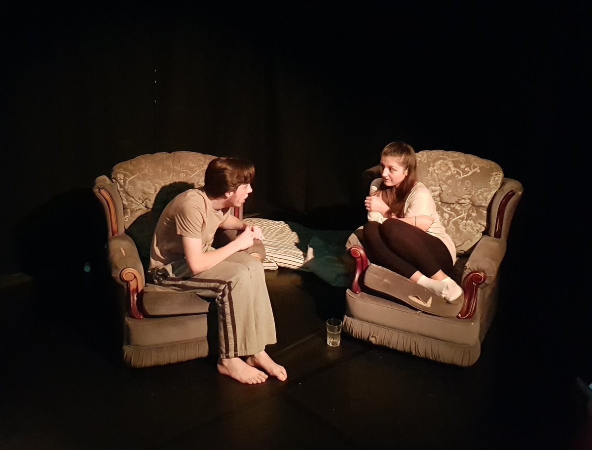 GoneRogueUK's tweet photo. Anndddd 'The Pitchfork Disney' Cast and Crew have made it to Edinburgh! Tech-run done! First show Monday 7.40pm, C Royale Venue!! #edfringe https://t.co/s6iC7eHGR5