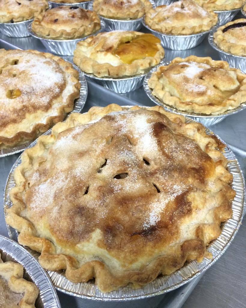 Perfect day for a pie! Stop-by for your weekend sweet! #bartonsbakeshop #pie #fruitpie #creampie #weekendsweets