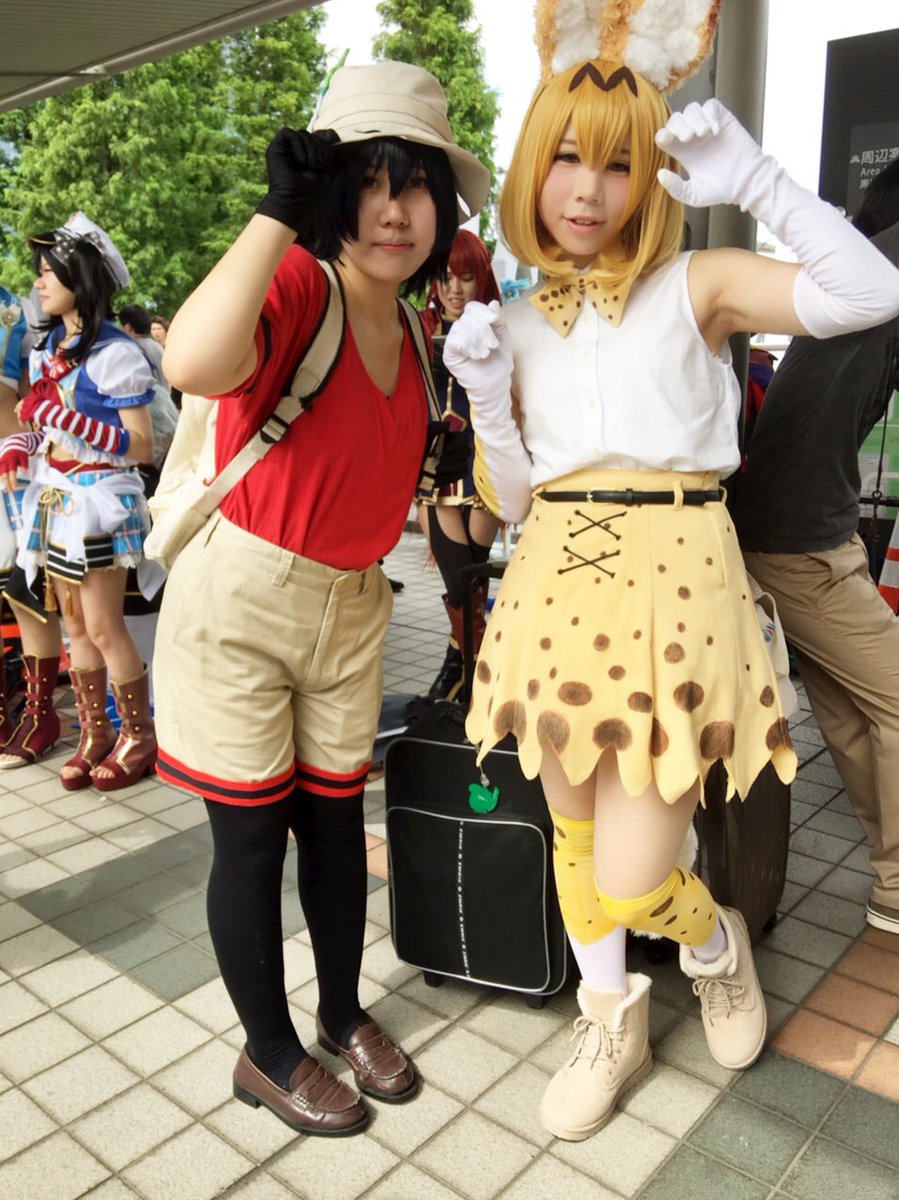 カルラルさん على تويتر ようこそ ジャパリパークへ カバンちゃんとサーバルちゃん コスプレ コミケc92コスプレ C92 C92コスプレ けものフレンズ