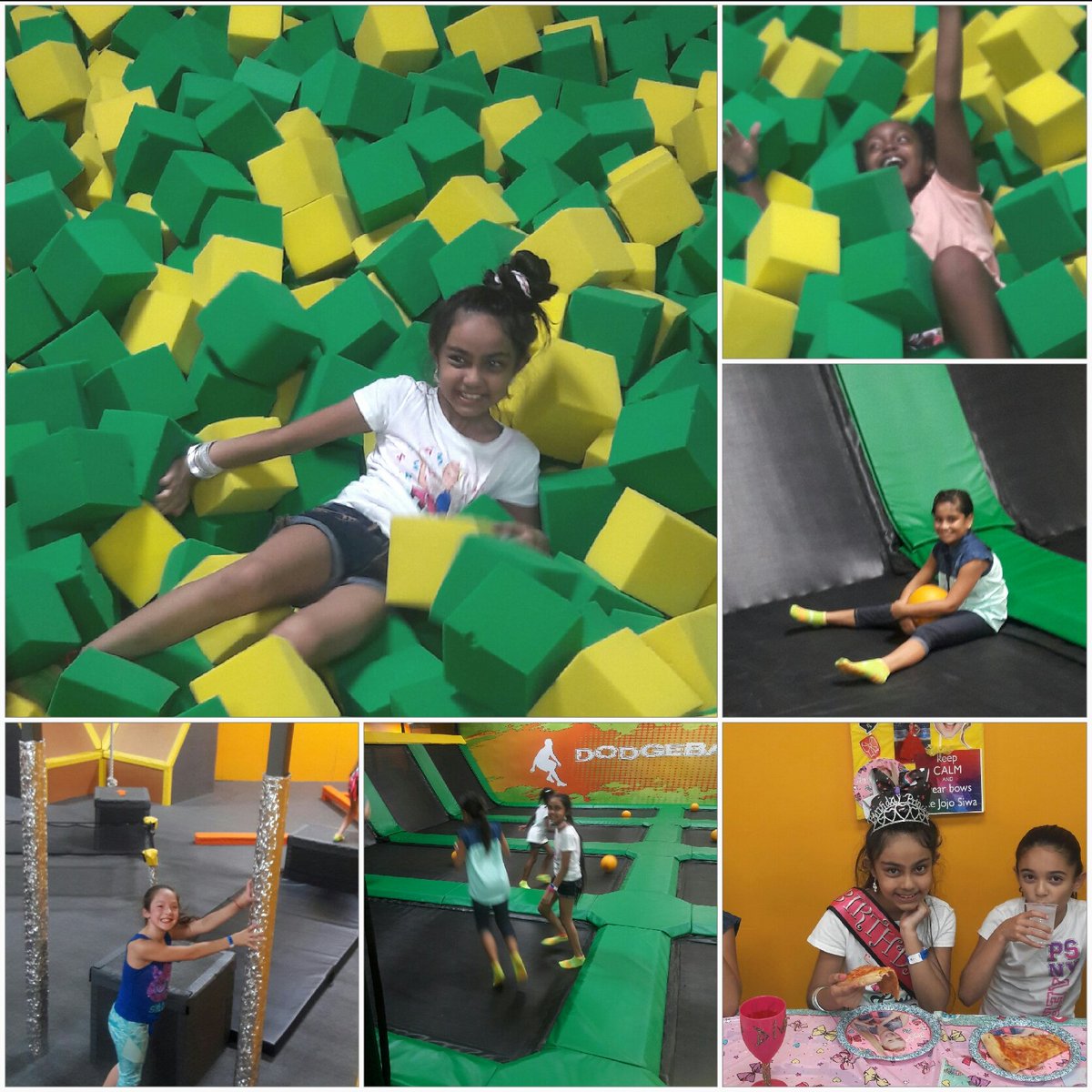 Mezaun1's tweet photo. Our Princess celebrating her 9th bday with her fiends with 2 parties,Emoji & Jojo Siwa #Jojosiwa @OLV_School_MtV #princessfun #rockinjump https://t.co/sDd1vXx2Gn