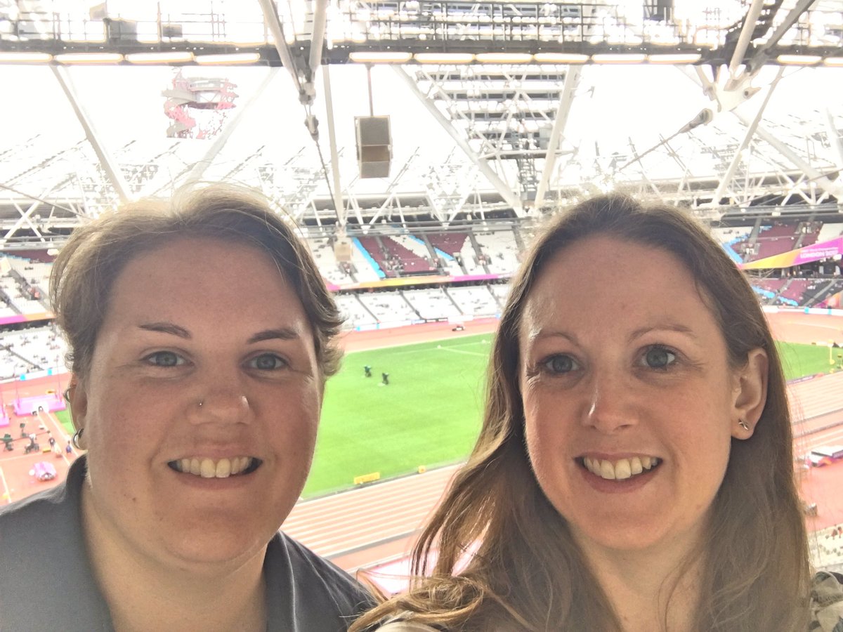 heming_aimee's tweet photo. Losing our voices cheering on team GB &amp; thrilled we get to see Bolt!!! @IAAFWorldChamps #IAAFWorlds https://t.co/uFh636Gfxg