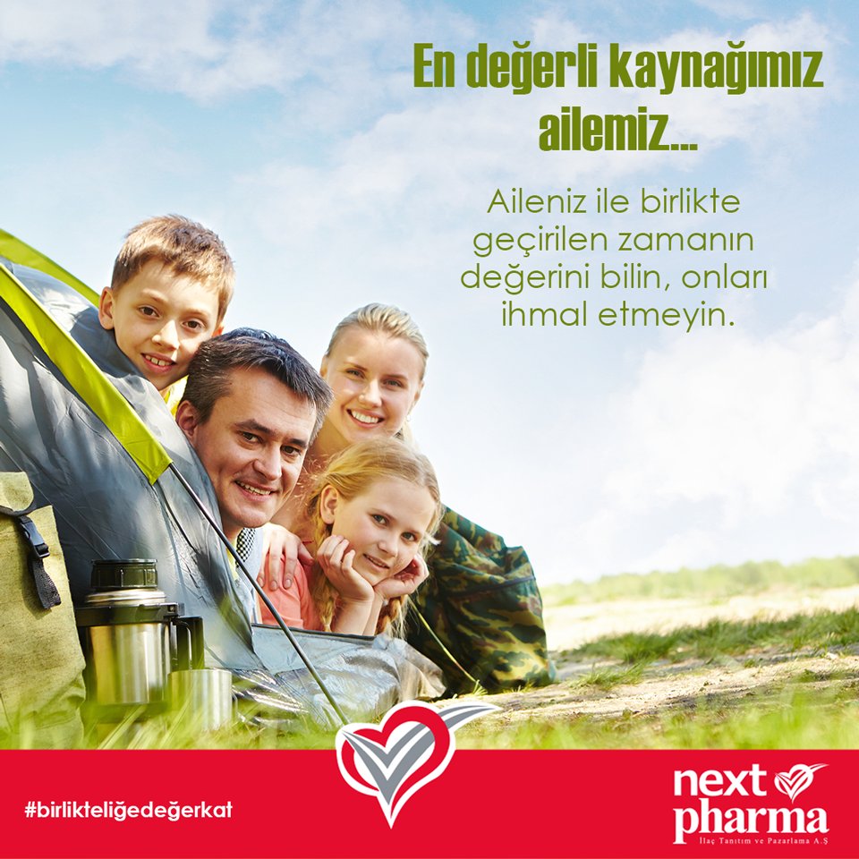 nextpharmailac's tweet photo. Aile içinde mutluluğun kaynağı, sık sık birlikte geçirilen zamanlardır.
#birlikteliğedeğerkat #nextpharma https://t.co/NpDvRDeq5Z