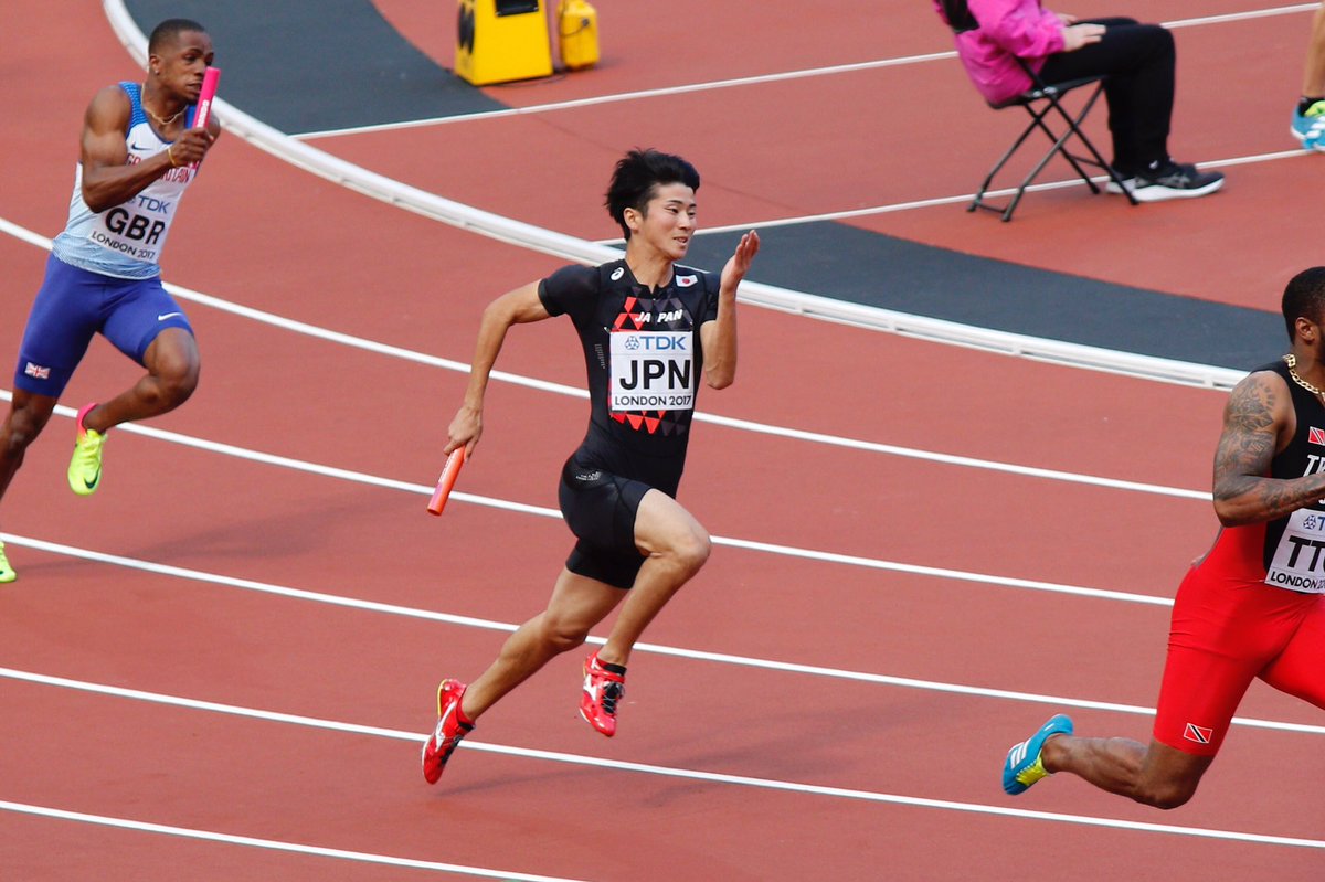 Ekiden News 4 100mリレー 予選1組3着 38 21 ファイナル進出へ 世界陸上 London17