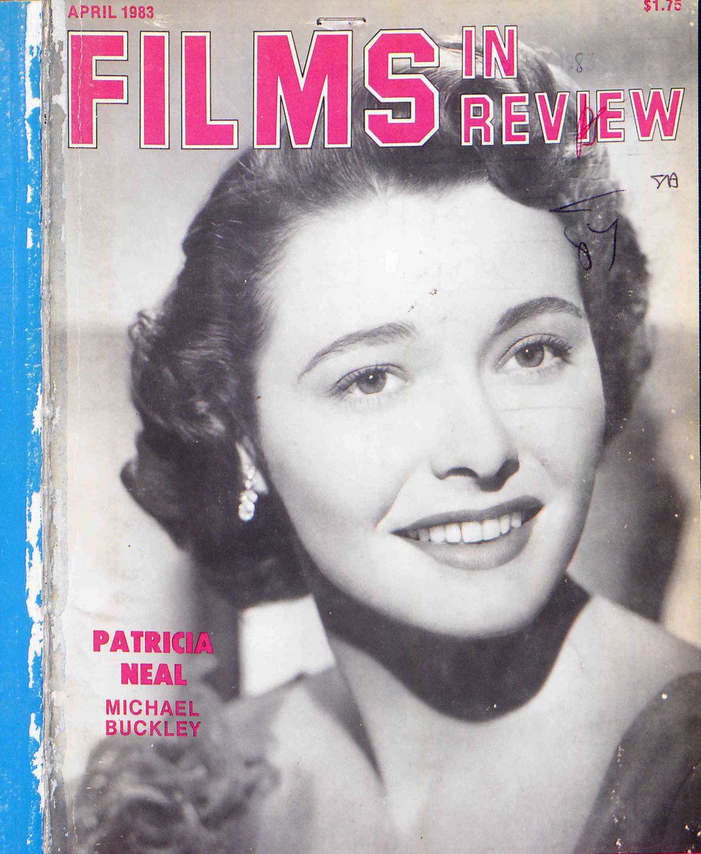 CathyLomax's tweet photo. Unearthed in the @bfi library this week #PatriciaNeal #FilmsinReview https://t.co/xG3dfNyM03