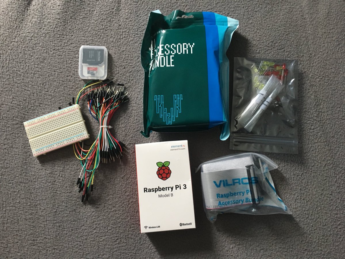 stephanbisser's tweet photo. The weekend's gonna be awesome w/ #RaspberryPi #Azure #IoT #CognitiveServices #MicrosoftBots and #AzureFunctions 😎 https://t.co/4lNXD2Bv98