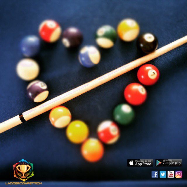 Laddercompetition Loves #Billiards
Meet new people with #laddercompetition and play a match.
Share the #love
