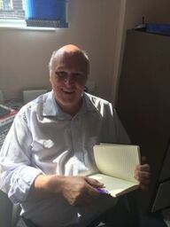 BforBOldham's tweet photo. Colin Foster @Colin_Foster @US4Bcouk about to use his #bforb note book at our 121 https://t.co/B77AzdYg5U