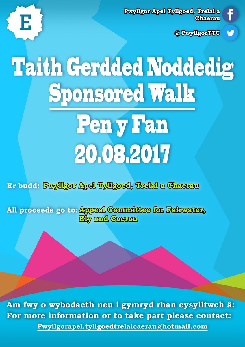 Pwyllgor Apel T.T.C (@pwyllgorttc) on Twitter photo ⛰👣Friends / Family - Come for a walk with us!
justgiving.com/fundraising/Pw…
@caerauelyu12 <a href="/caeraufc/">Caerau FC</a> <a href="/CaerauElyFC/">Caerau Ely FC</a> <a href="/CaerauElyRugby/">Caerau Ely RFC</a> ⛰👣Friends / Family - Come for a walk with us!
justgiving.com/fundraising/Pw…
@caerauelyu12 <a href="/caeraufc/">Caerau FC</a> <a href="/CaerauElyFC/">Caerau Ely FC</a> <a href="/CaerauElyRugby/">Caerau Ely RFC</a>