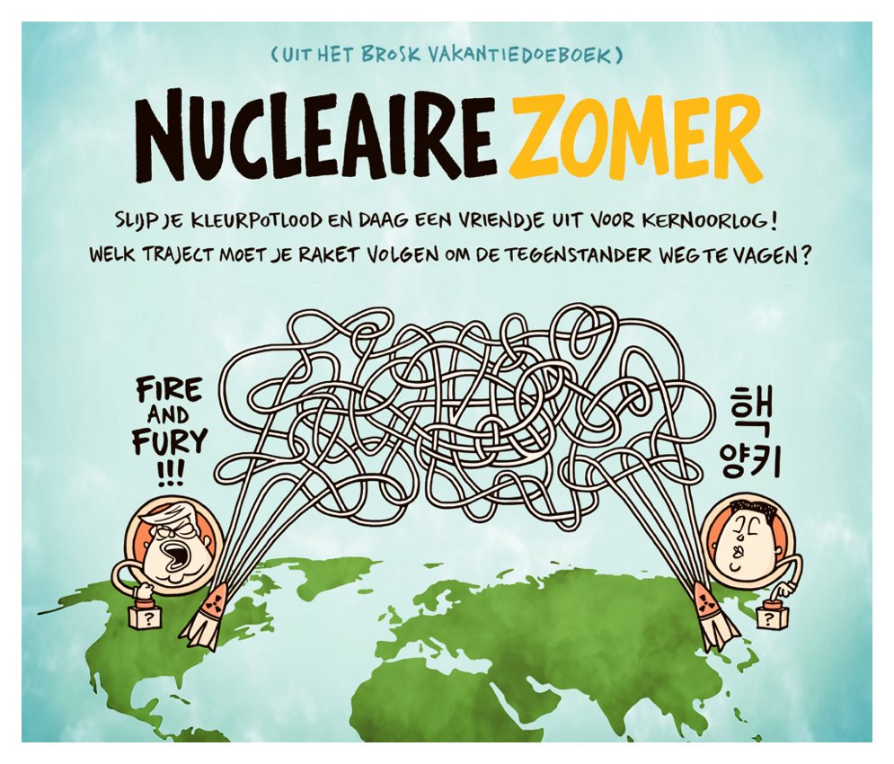 #kernkoppen #trump #noordkorea #nucleairedreiging #fireandfury #vakantiedoeboek