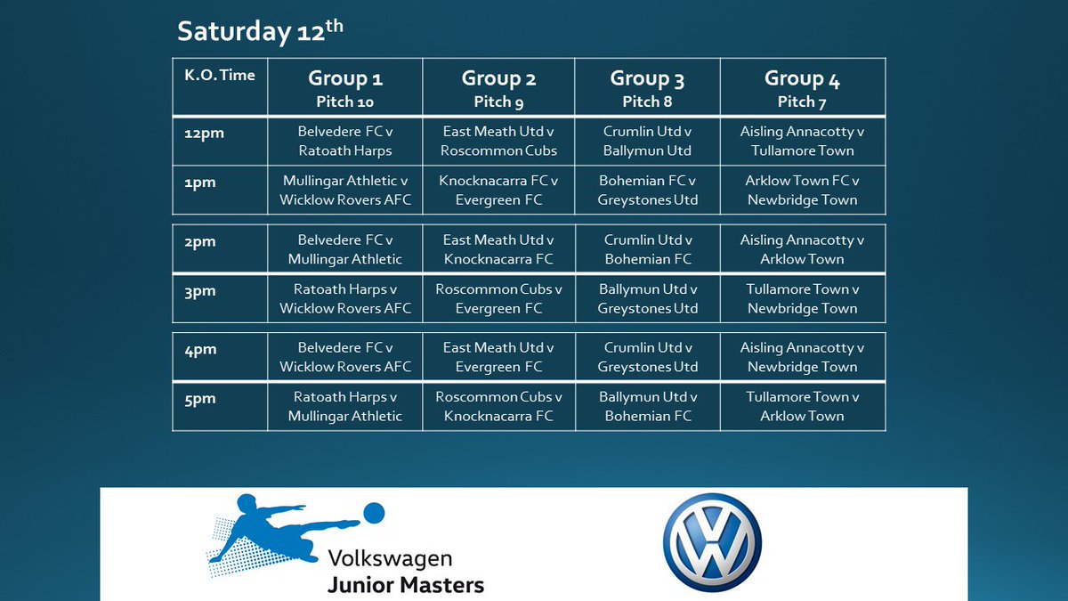 VolkswagenIE's tweet photo. Check out the fixtures for the group stages of #VWMasters17! https://t.co/RCfiEQ7QWr