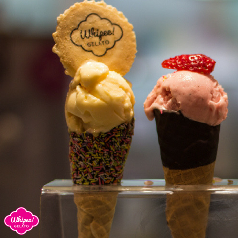 WhipeeGelato's tweet photo. Vanilla and Strawberry, two classic flavours that everyone loves! Do you? 💖 https://t.co/1FrLp0DFIH
