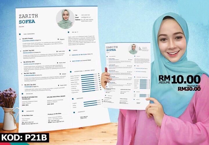 TweetSemuaa's tweet photo. Nk resume nmpk professional &amp; kemas? Sesuai utk nak apply intern @twt_resume 

Promo RESUME RM10 + FREE COVER LETTER ( 50 org terawal) 😍 https://t.co/GUr6YvcnGK