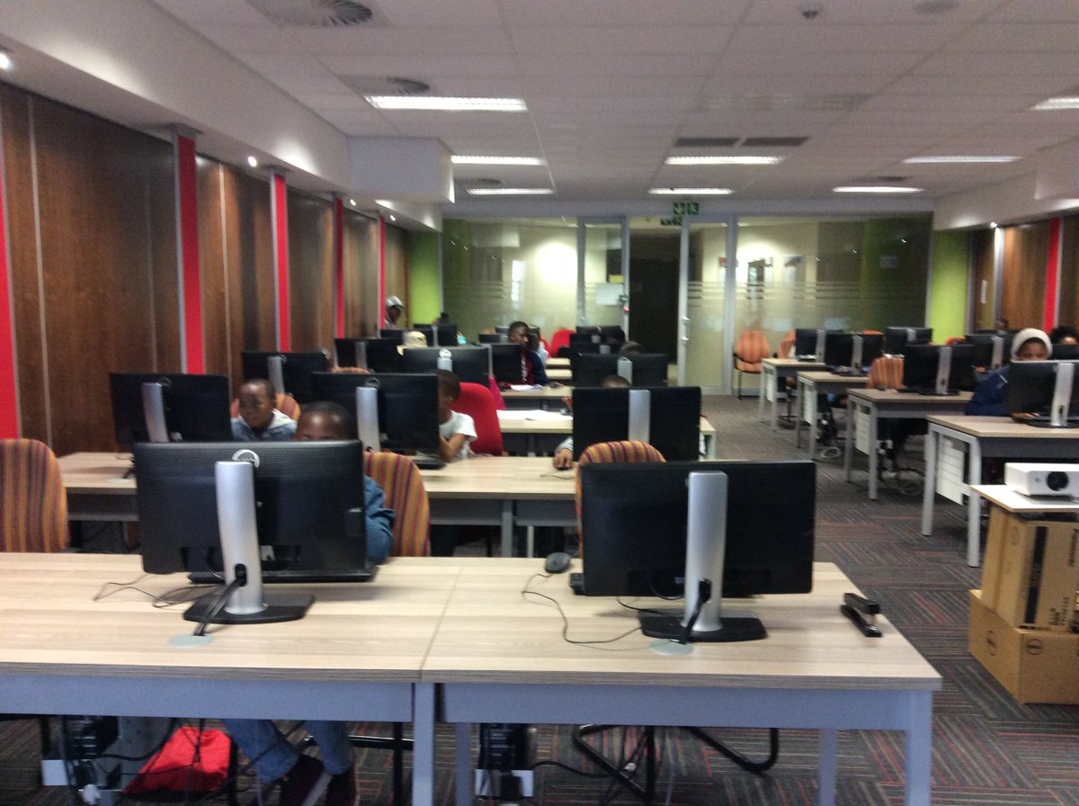 africateengeeks's tweet photo. Saturday coding class at @Unisa Florida campus. They are proudly #AfricanGeeks learning #Java curtesy of @OracleAcademy #Africanswhocode https://t.co/sHrRITboKP