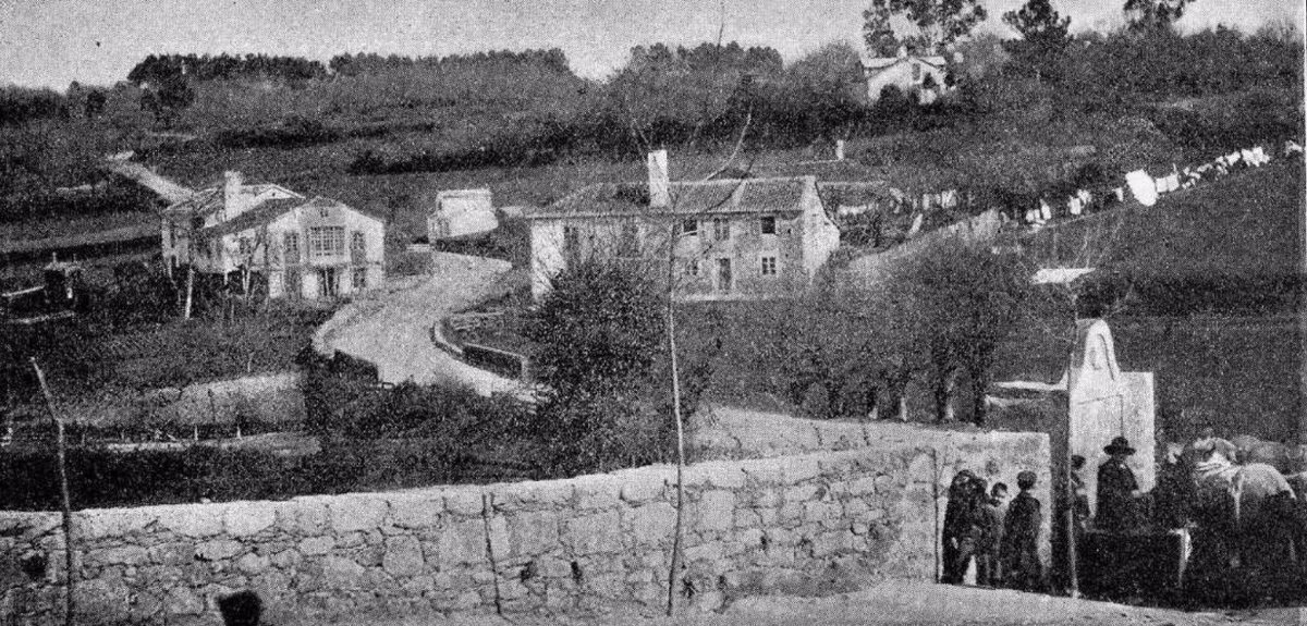 GZHai1Seculo's tweet photo. #Negreira (A #Coruña)
Ano 1910.
Vista da vila dende o lugar de A #Chancela na parroquia de #Logrosa. https://t.co/mQYBskKoHt