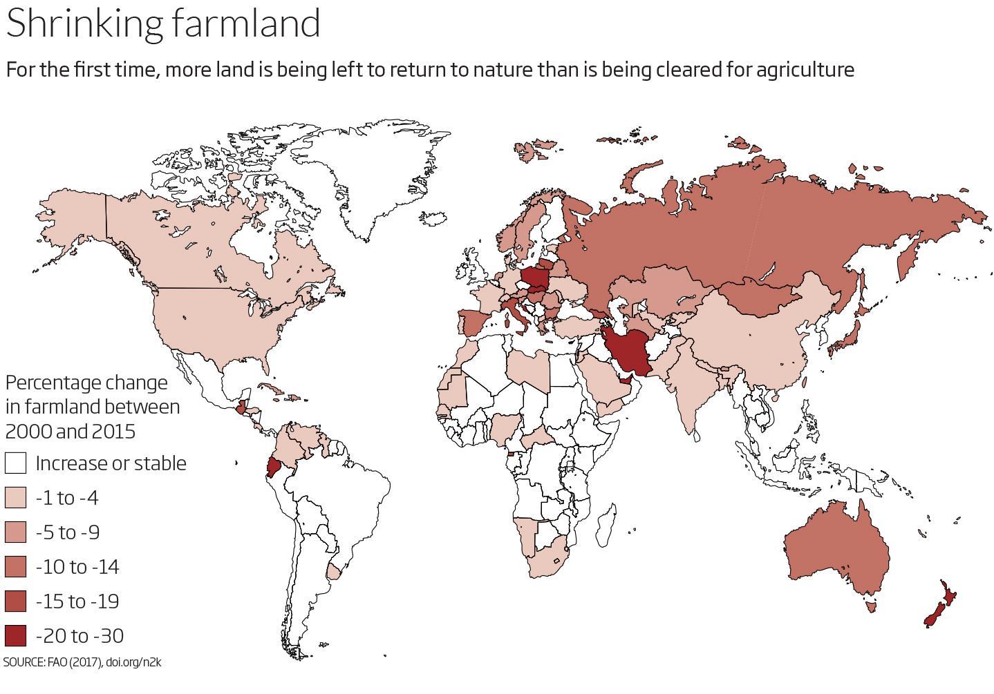 Chart: The Countries Most Affected by Land Grabs