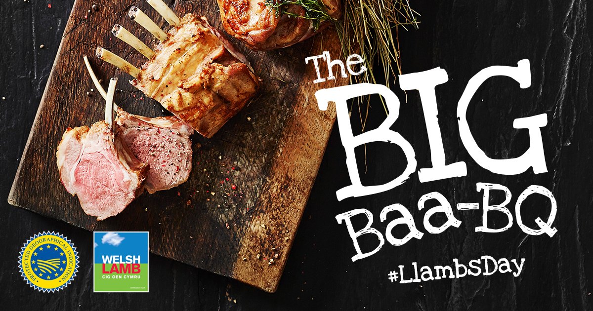WelshLamb_PGI's tweet photo. Welsh Lamb deserves the best, so for #LlambsDay we are giving away two top notch BBQs. Simply follow and retweet for your chance to #win https://t.co/8W3wvHJeKW