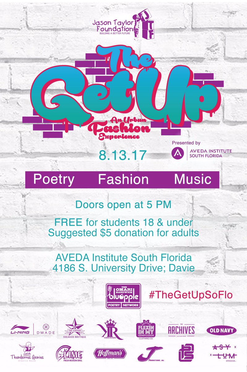 bluapplePoetry's tweet photo. @writers_inkLTAB See you at #TheGetUpSoFlo this Sunday 8.13.17 @AI_South #fashion #poetry #music #urbanfashion https://t.co/kI3hF1Btny
