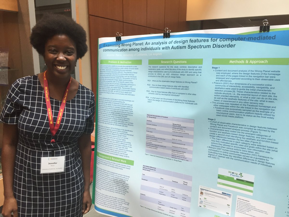 KeithIXIASOFT's tweet image. Jennifer Pierre of @UCLA examining effective #UX for those with autism #techcommresearch #sigdoc17 #techcomm