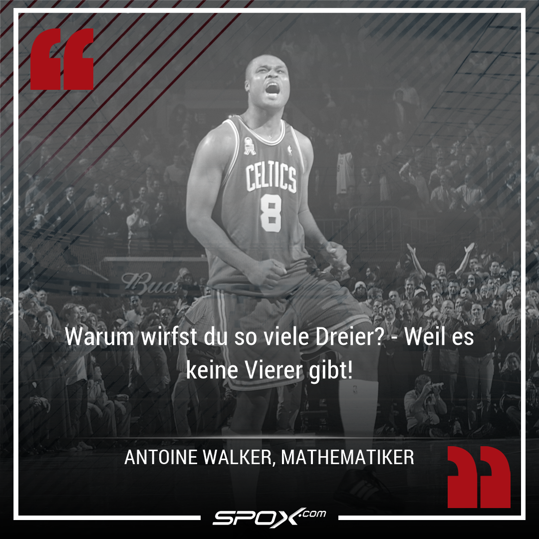 Happy Birthday, Antoine Walker! Und danke für diesen Spruch! 