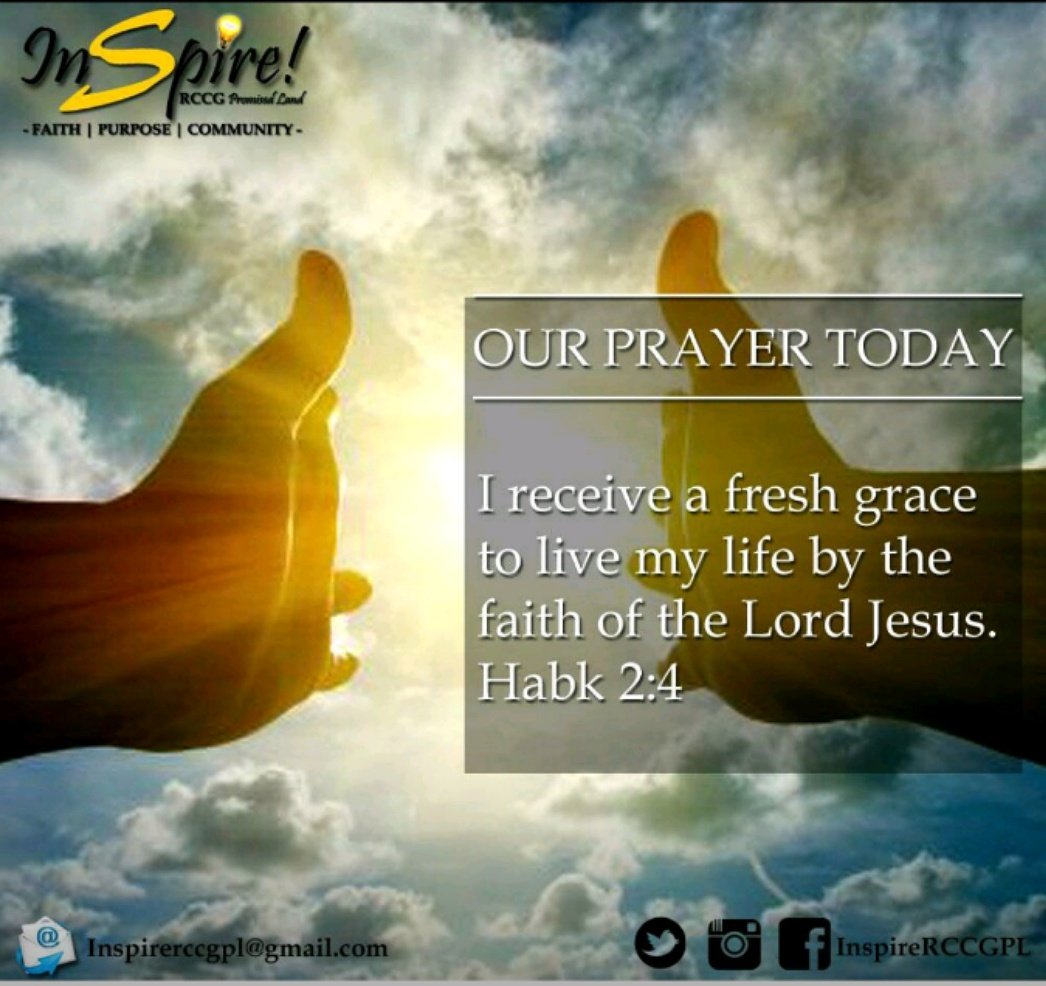 RCCGPromisedLan's tweet photo. Pray in the Spirit
#Inspire
#InspirePrayer
#InspireDailyDevotion
#InspireService
#InspireCommunity https://t.co/QF9xbTB52v