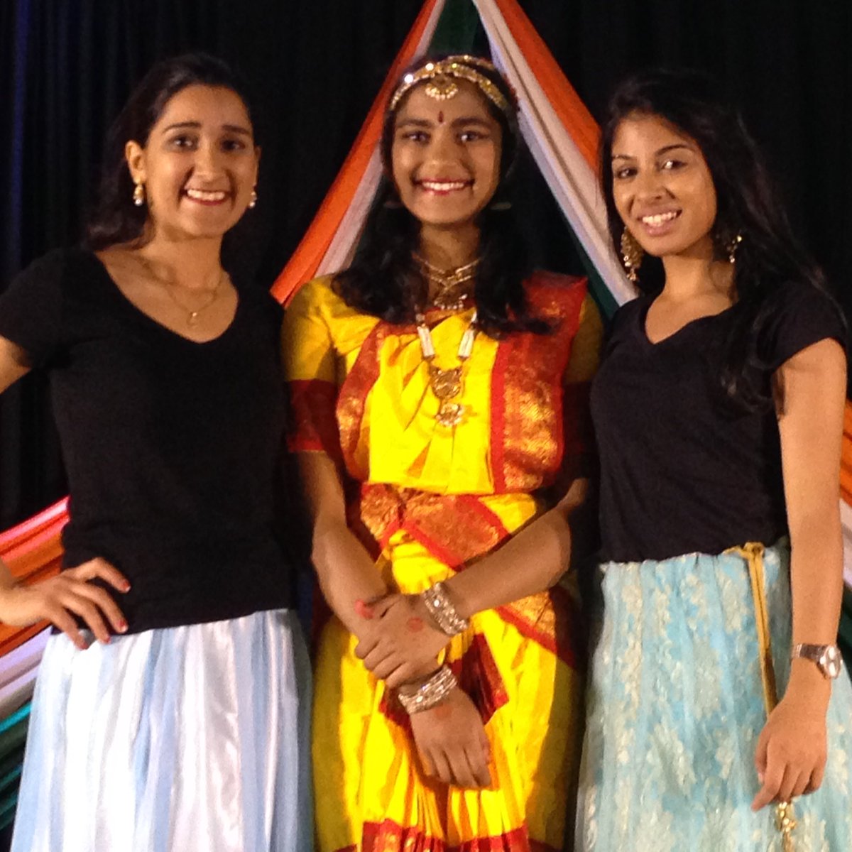 I'm at #IndiaFest2017 in #Halifax - here's performers Dolly Mirpuri, Jotsyna Challa and Asha Sethi (L-R).