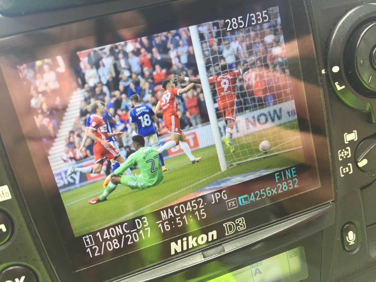 katielunn23's tweet photo. First goal for the #boro from Rudy Gestede @GazetteBoro 1-0 get in! #backofcam #nikon https://t.co/gX2x6sKGfl