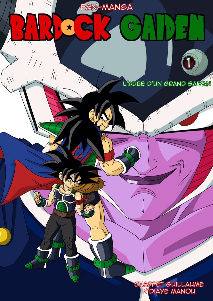 DBZ_Guinou's tweet photo. Couverture du fan manga BARDOCK GAIDEN https://t.co/1dcNypZnv3
