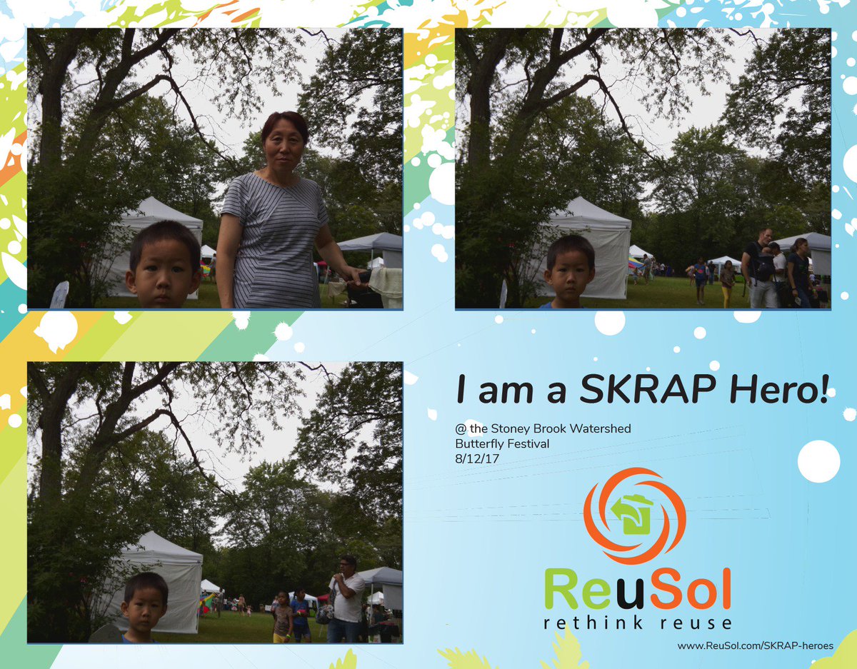 reusolscience's tweet photo. Having a blast at the butterfly festival at the @H20shed! #SKRAPheroes #BFLYFEST17 https://t.co/CW5F5cdgNb