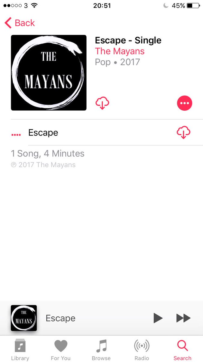 BIG NEWS! Our first single 'Escape' is now available on iTunes and all streaming services! More music will follow soon👀 HAPPY LISTENING 🎤x