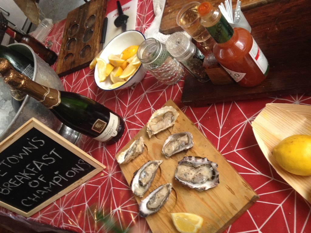 5umami's tweet photo. #Oysters in old biscuit mill "Mother City" #SouthAfrica https://t.co/B3wOchebG0